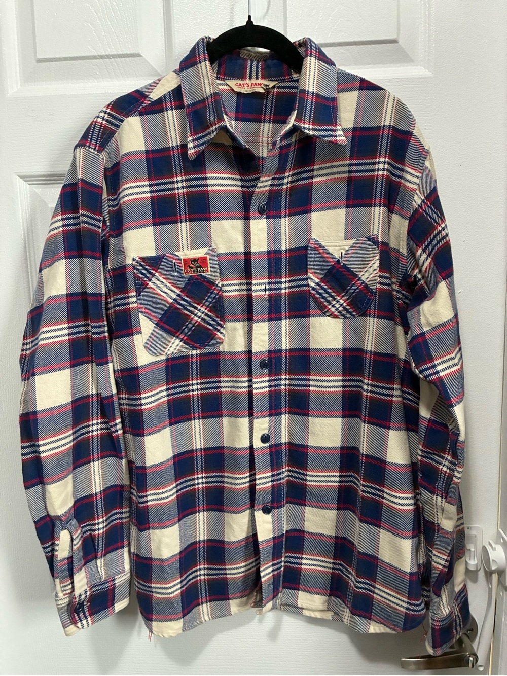 Cats Paw Japanese Heavyweight Flannel Japan (check description for sizing)